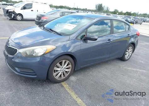 2016 Kia Forte Lx из США, поврежденный, VIN KNAFX4A63G5601641